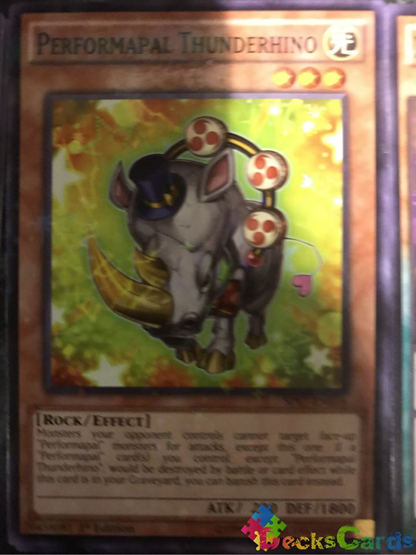 Performapal Thunderhino - SP17-EN016 - Starfoil Rare 1st Edition 1