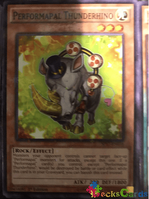 Performapal Thunderhino - SP17-EN016 - Starfoil Rare 1st Edition