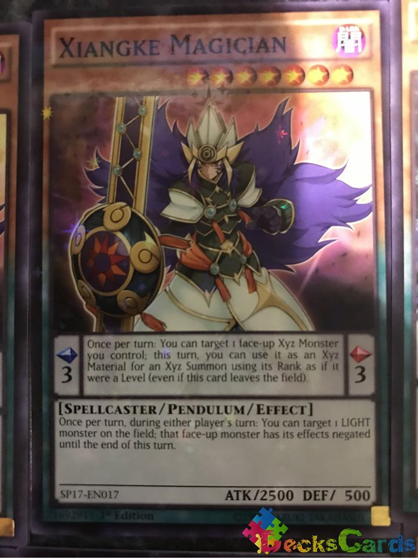 Xiangke Magician - SP17-EN017 - Starfoil Rare 1st Edition 1