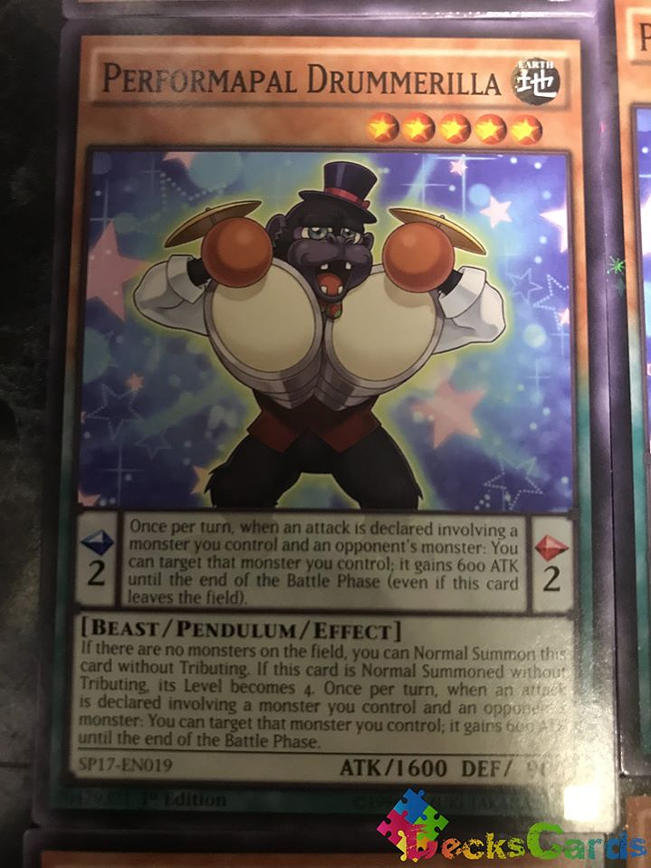 Performapal Drummerilla - SP17-EN019 - Common 1st Edition 1