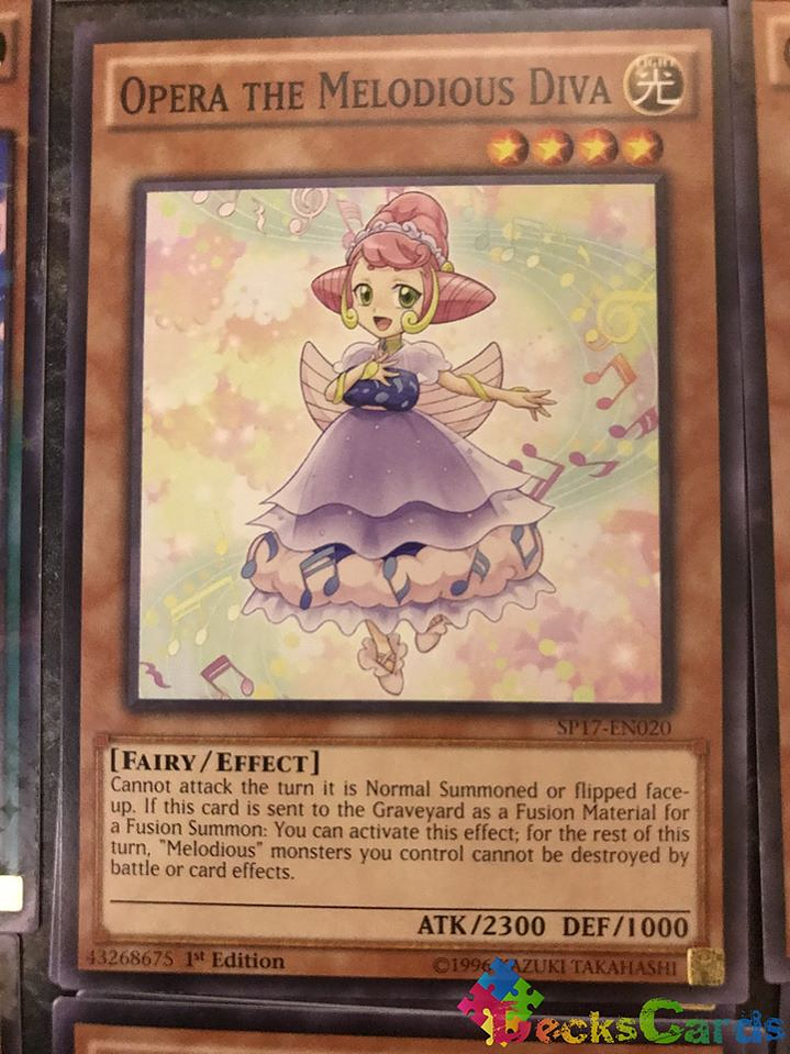 Opera the Melodious Diva - SP17-EN020 - Common 1st Edition 1