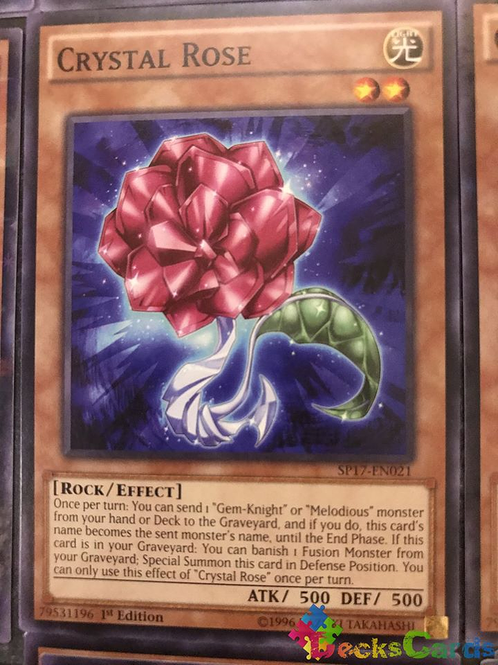 Crystal Rose - SP17-EN021 - Common 1st Edition 1
