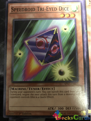 Speedroid Tri-Eyed Dice - SP17-EN023 - Common 1st Edition