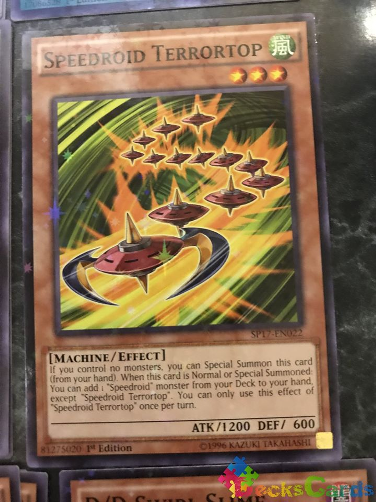 Speedroid Terrortop - SP17-EN022 - Starfoil Rare 1st Edition 1