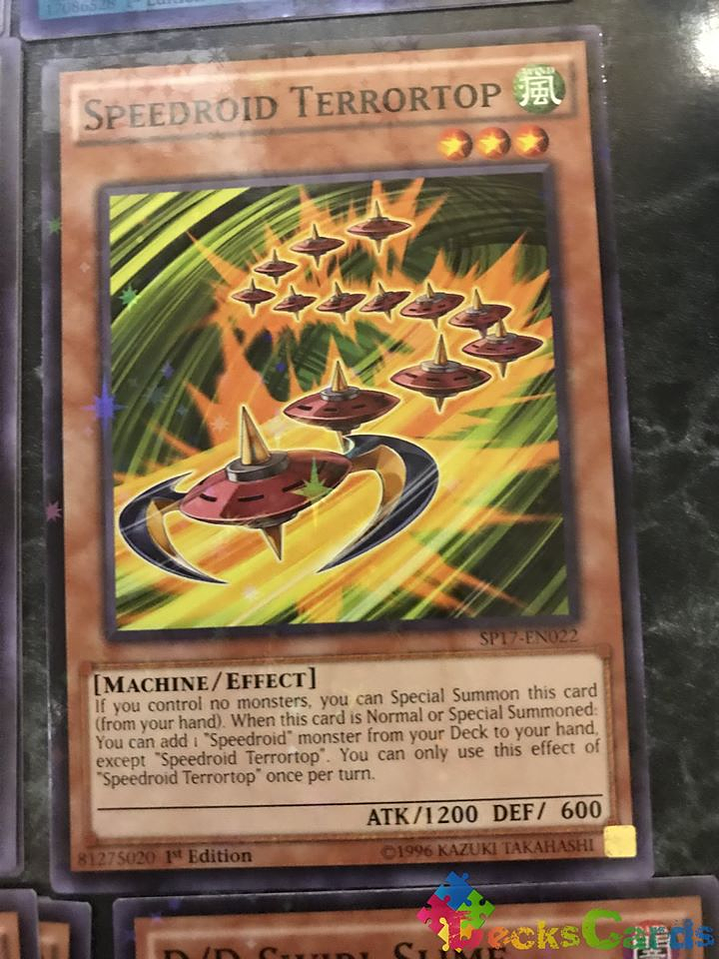 Speedroid Terrortop - SP17-EN022 - Starfoil Rare 1st Edition 1