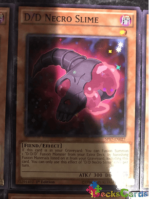 D/D Necro Slime - SP17-EN027 - Starfoil Rare 1st Edition