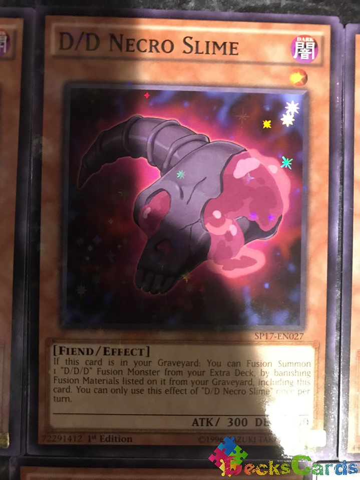 D/D Necro Slime - SP17-EN027 - Starfoil Rare 1st Edition 1