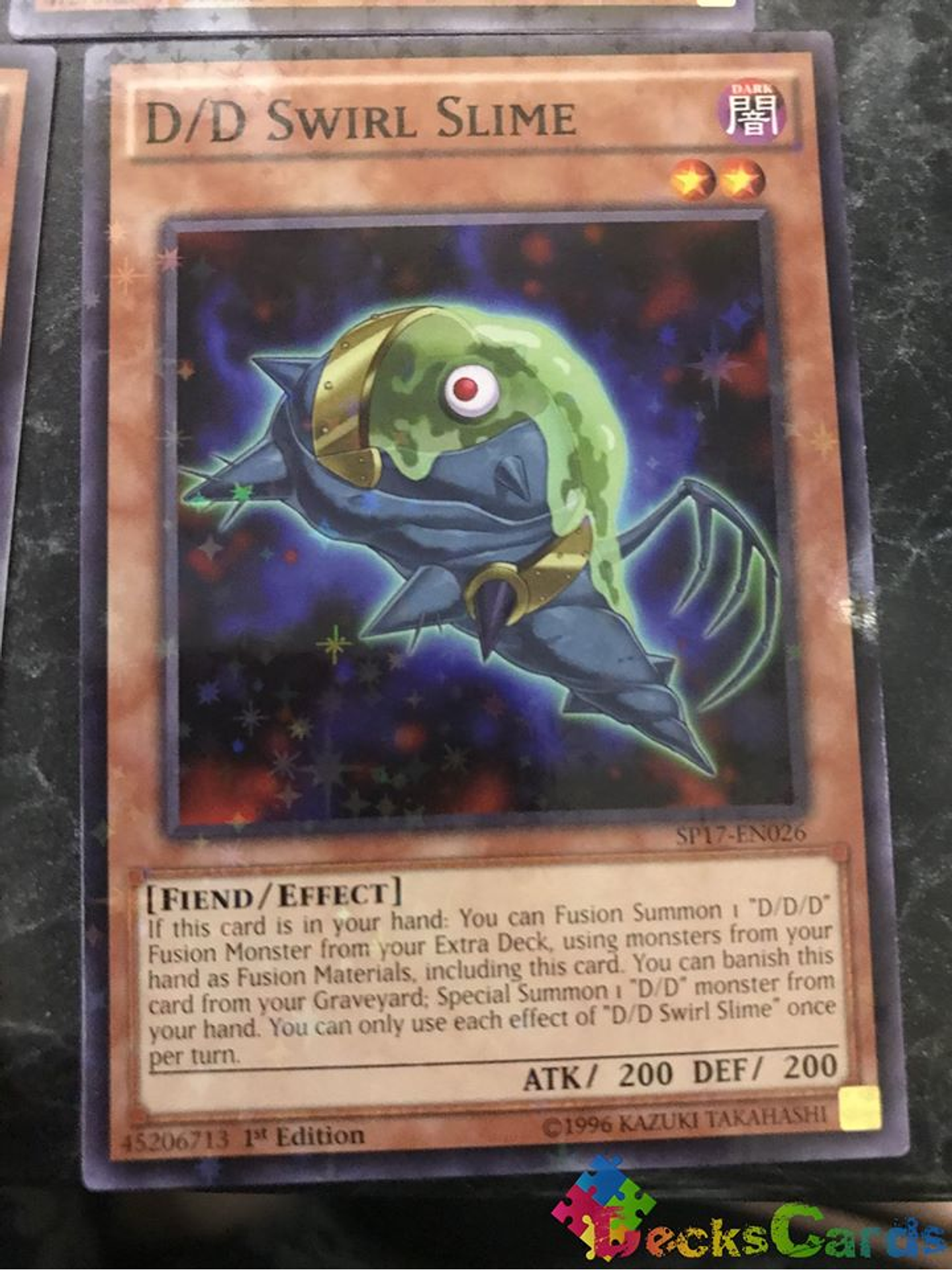 D/D Swirl Slime - SP17-EN026 - Starfoil Rare 1st Edition 1