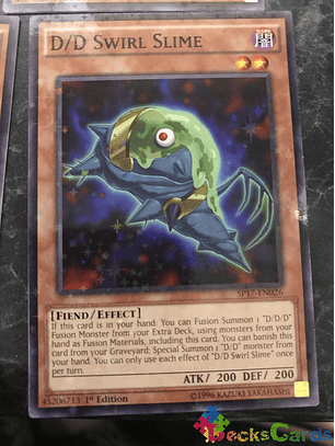 D/D Swirl Slime - SP17-EN026 - Starfoil Rare 1st Edition