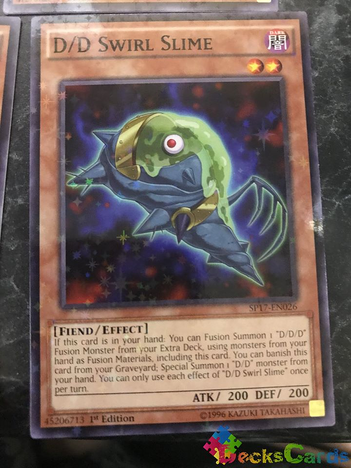 D/D Swirl Slime - SP17-EN026 - Starfoil Rare 1st Edition 1