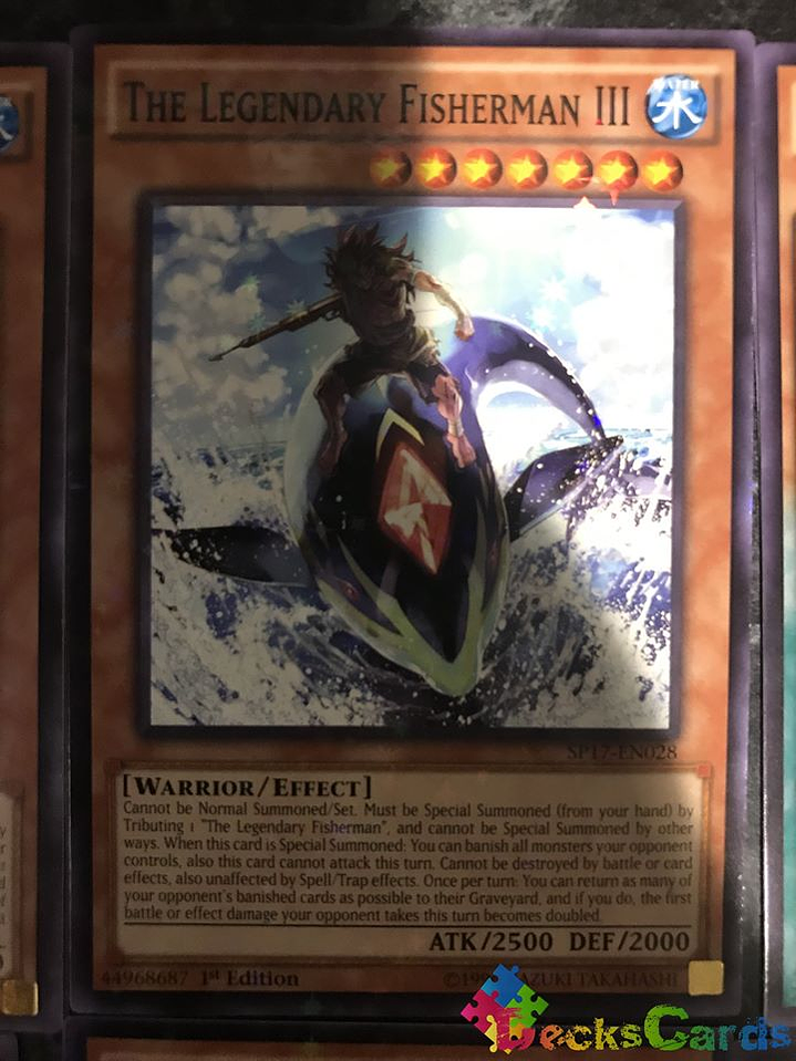 The Legendary Fisherman III - SP17-EN028 - Starfoil Rare 1st Edition 1