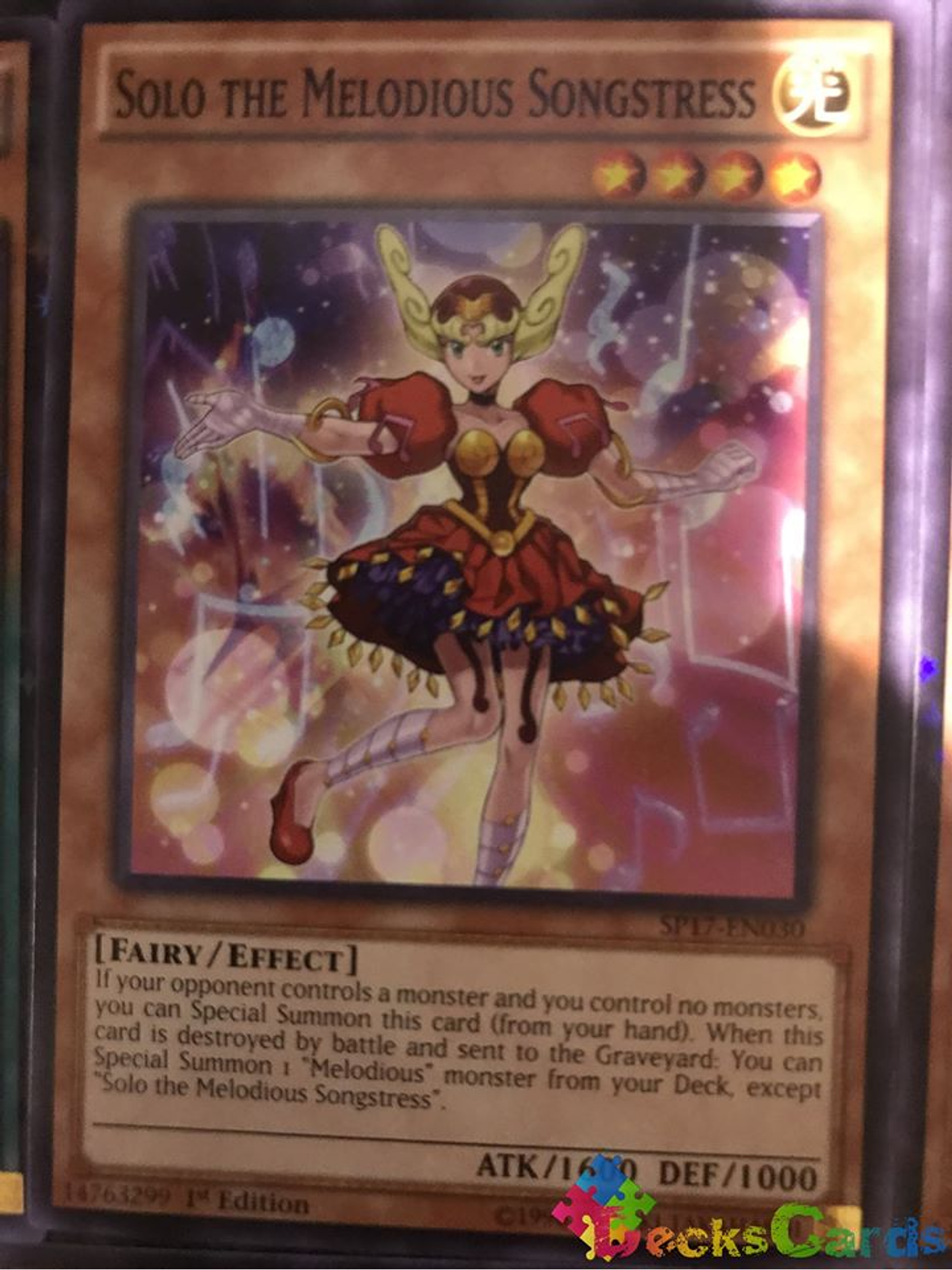 Solo the Melodious Songstress - SP17-EN030 - Common 1st Edition 1