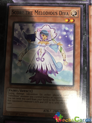 Score the Melodious Diva - SP17-EN031 - Common 1st Edition