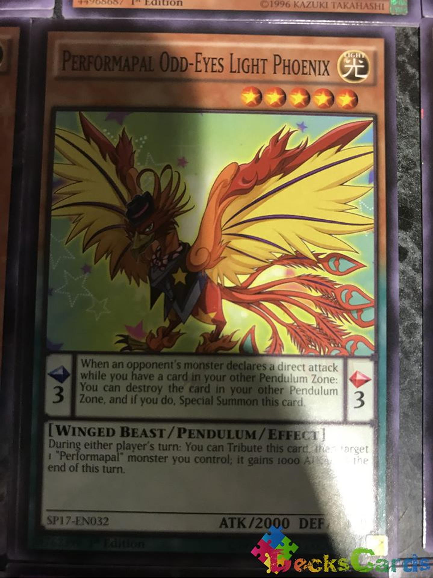Performapal Odd-Eyes Light Phoenix - SP17-EN032 - Common 1st Edition 1