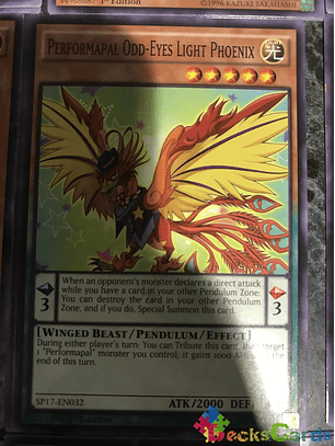 Performapal Odd-Eyes Light Phoenix - SP17-EN032 - Common 1st Edition