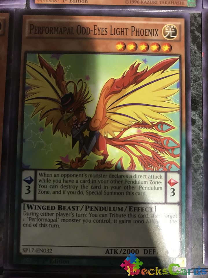 Performapal Odd-Eyes Light Phoenix - SP17-EN032 - Common 1st Edition 1