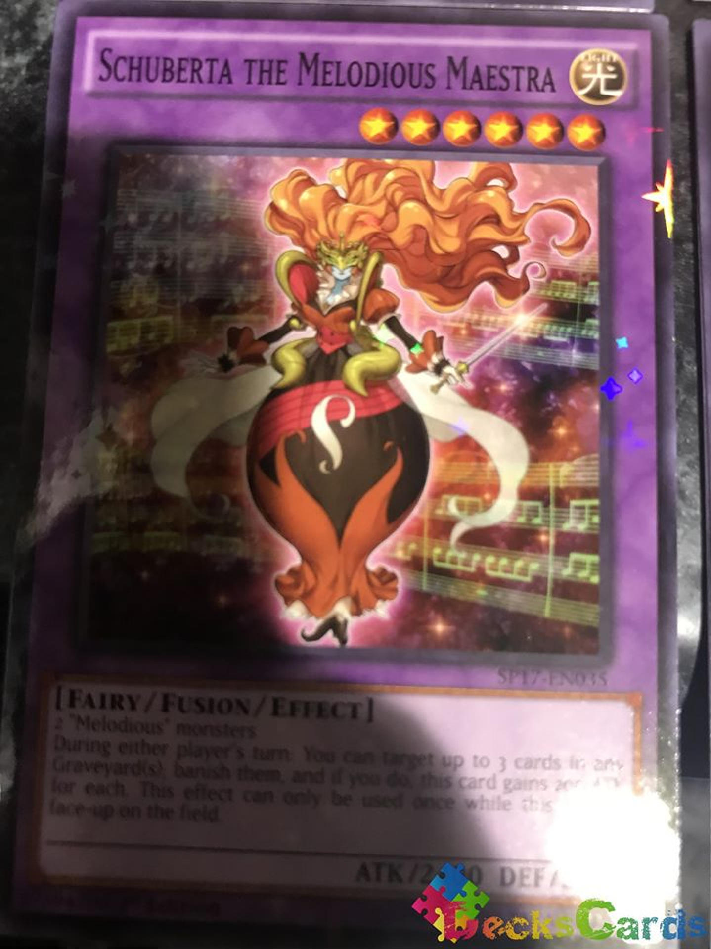 Schuberta the Melodious Maestra - SP17-EN035 - Starfoil Rare 1st Edition 1