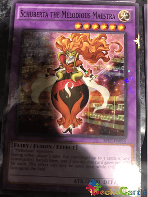 Schuberta the Melodious Maestra - SP17-EN035 - Starfoil Rare 1st Edition