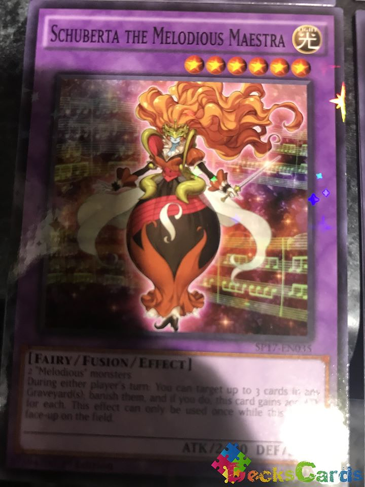 Schuberta the Melodious Maestra - SP17-EN035 - Starfoil Rare 1st Edition 1