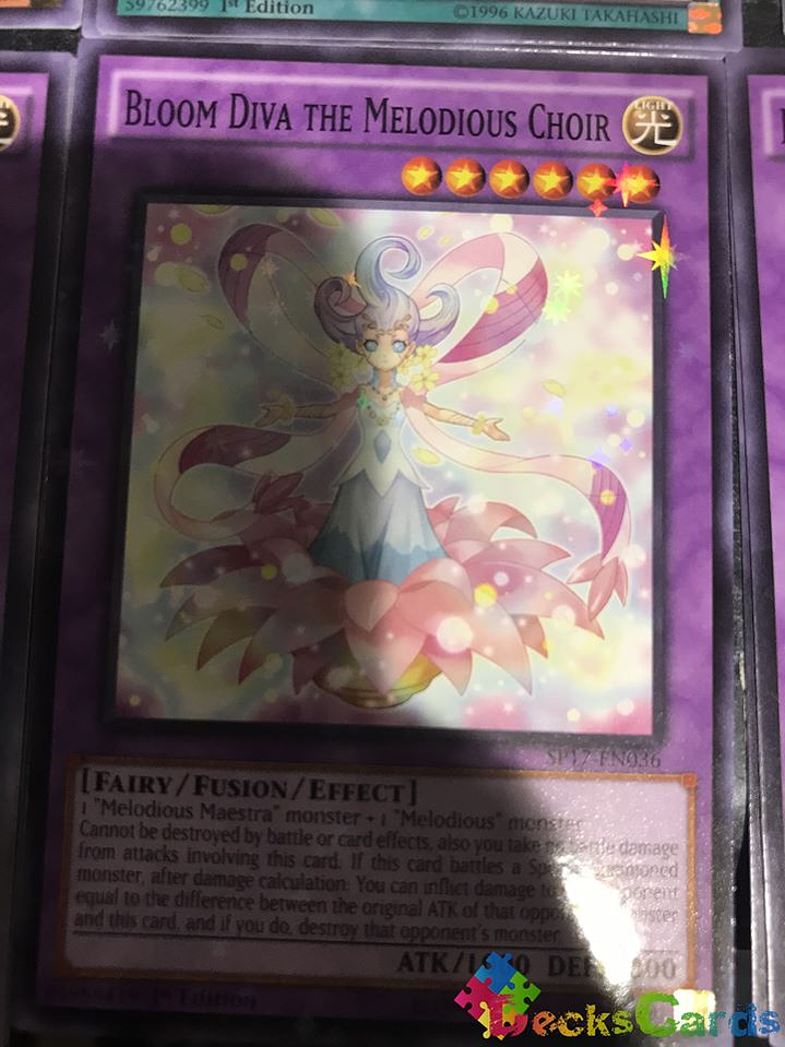 Bloom Diva the Melodious Choir - SP17-EN036 - Starfoil Rare 1st Edition 1