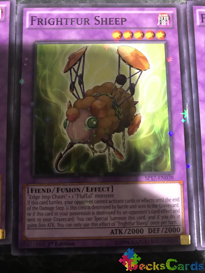 Frightfur Sheep - SP17-EN038 - Starfoil Rare 1st Edition 1