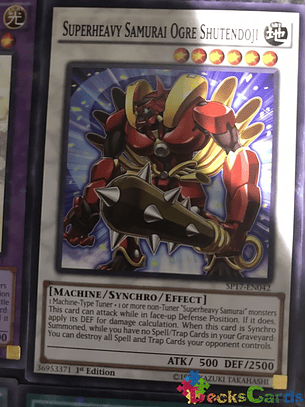 Superheavy Samurai Ogre Shutendoji - SP17-EN042 - Common 1st Edition