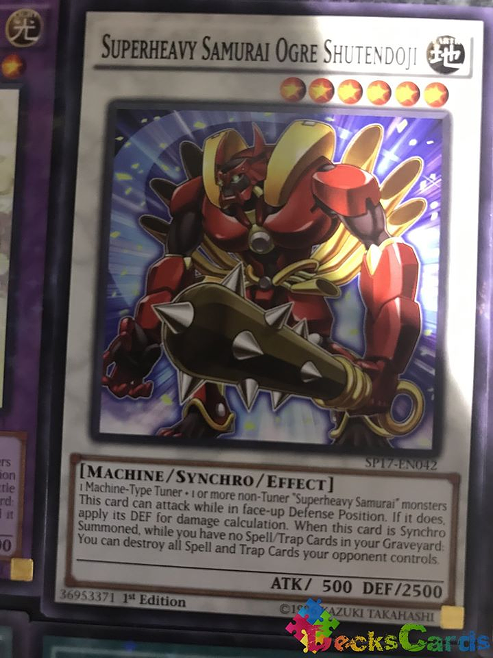 Superheavy Samurai Ogre Shutendoji - SP17-EN042 - Common 1st Edition 1