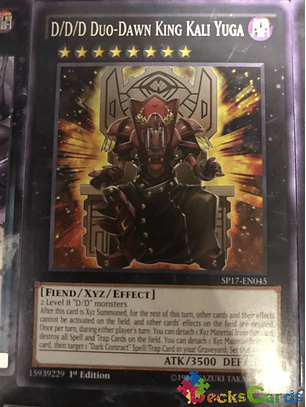 D/D/D Duo-Dawn King Kali Yuga - SP17-EN045 - Common 1st Edition