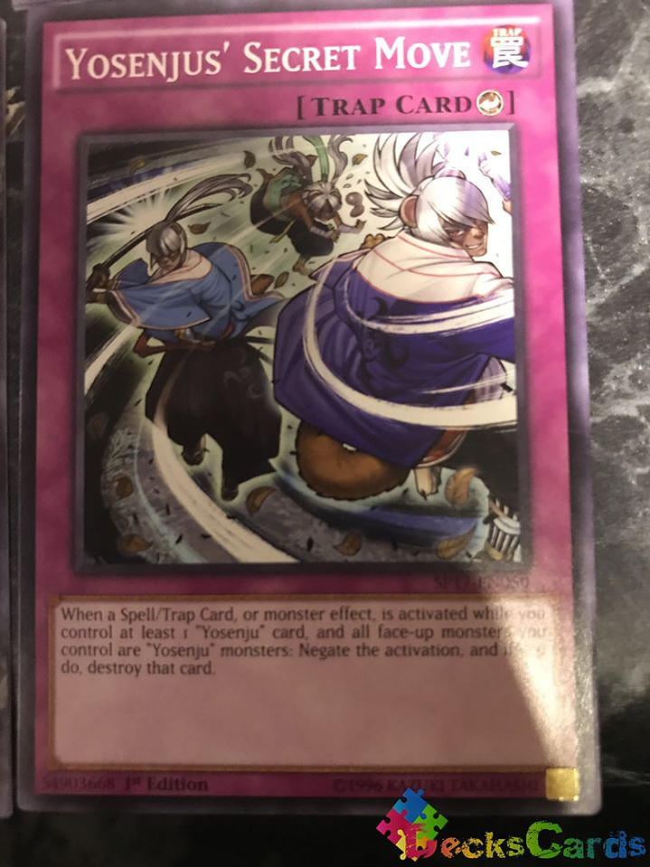 Yosenjus' Secret Move - SP17-EN050 - Common 1st Edition 1
