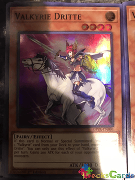 Valkyrie Dritte - SHVA-EN001 - Super Rare 1st Edition