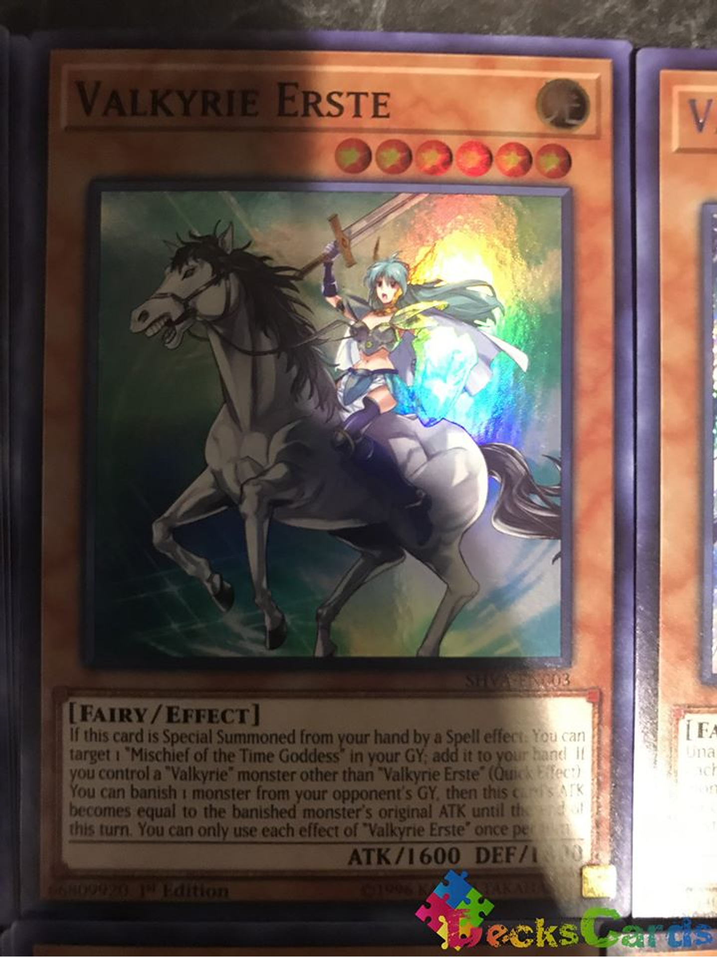 Valkyrie Erste - SHVA-EN003 - Super Rare 1st Edition 1