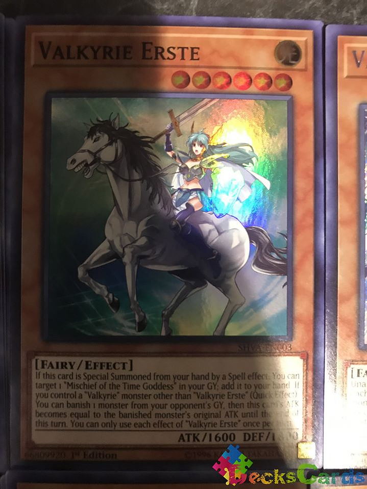 Valkyrie Erste - SHVA-EN003 - Super Rare 1st Edition 1
