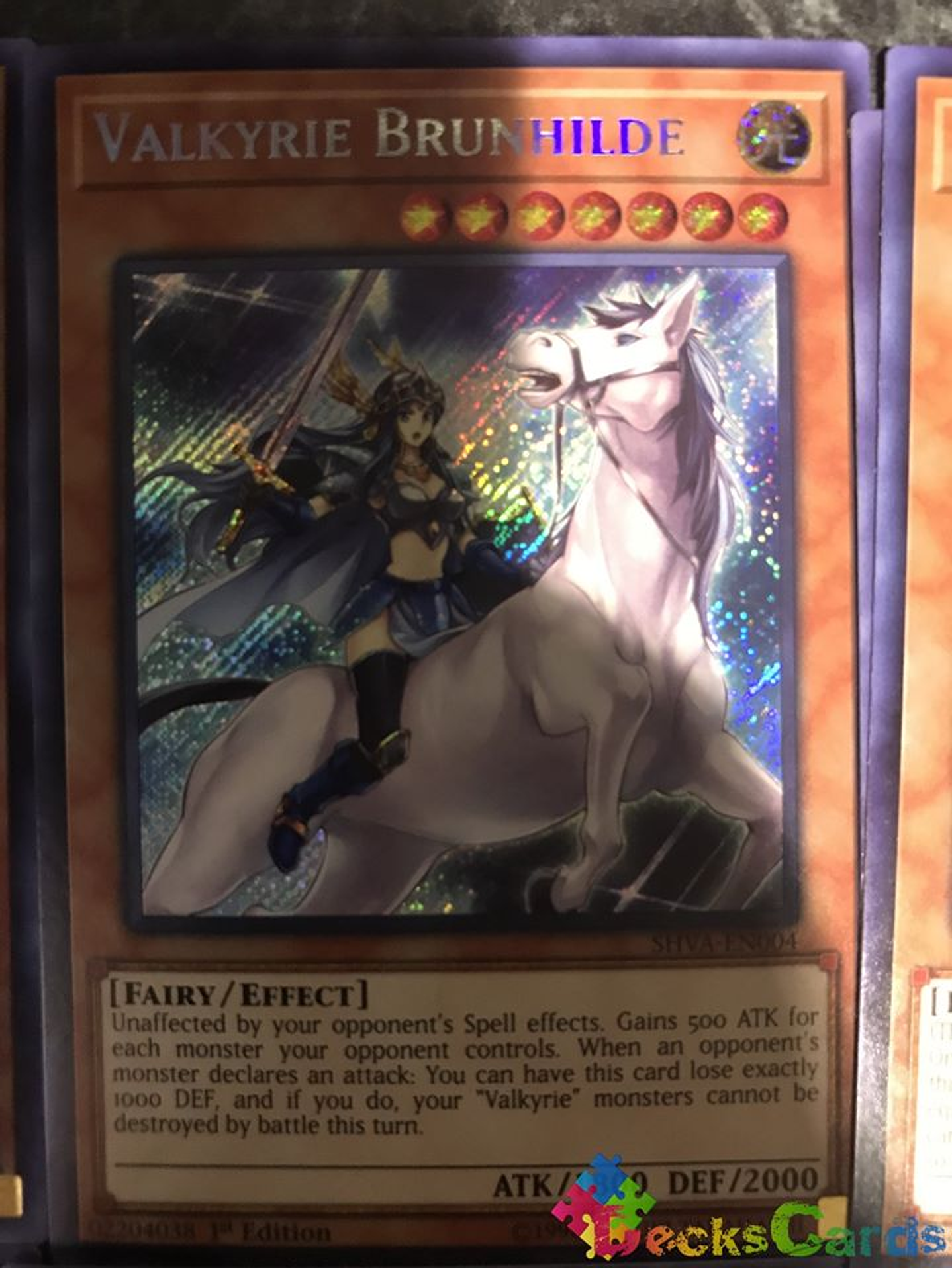 Valkyrie Brunhilde - SHVA-EN004 - Secret Rare 1st Edition 1