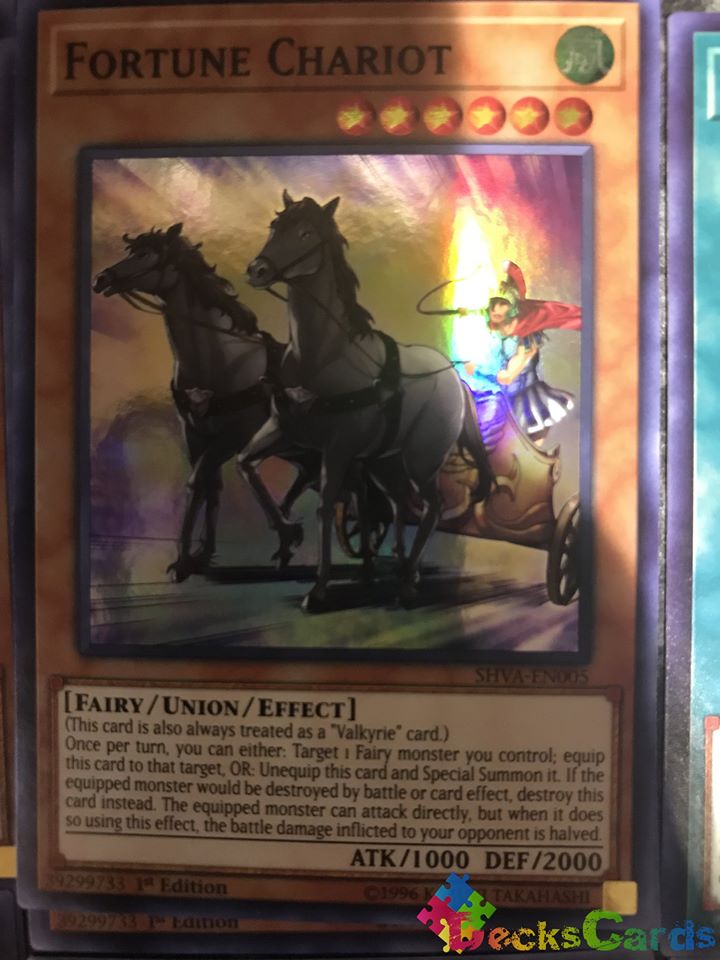 Fortune Chariot - SHVA-EN005 - Super Rare 1st Edition