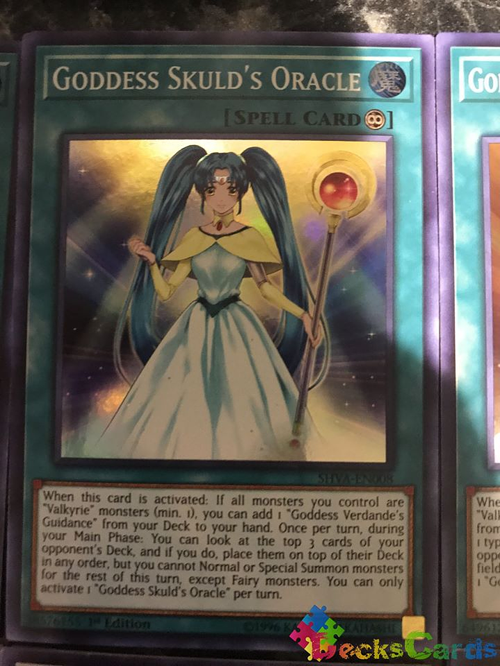 Goddess Skuld's Oracle - SHVA-EN008 - Super Rare 1st Edition 1
