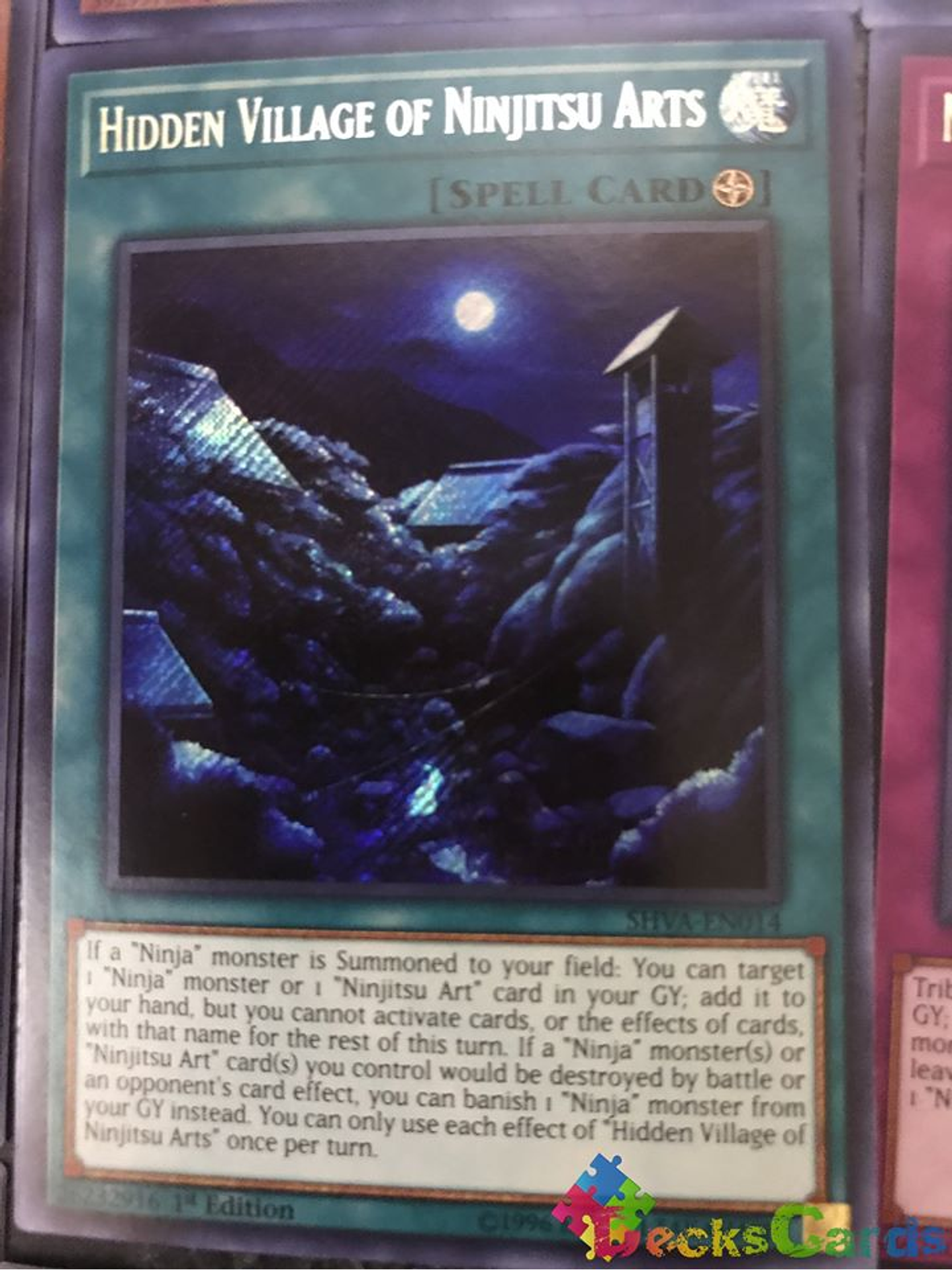 Hidden Village of Ninjitsu Arts - SHVA-EN014 - Secret Rare 1st Edition 1