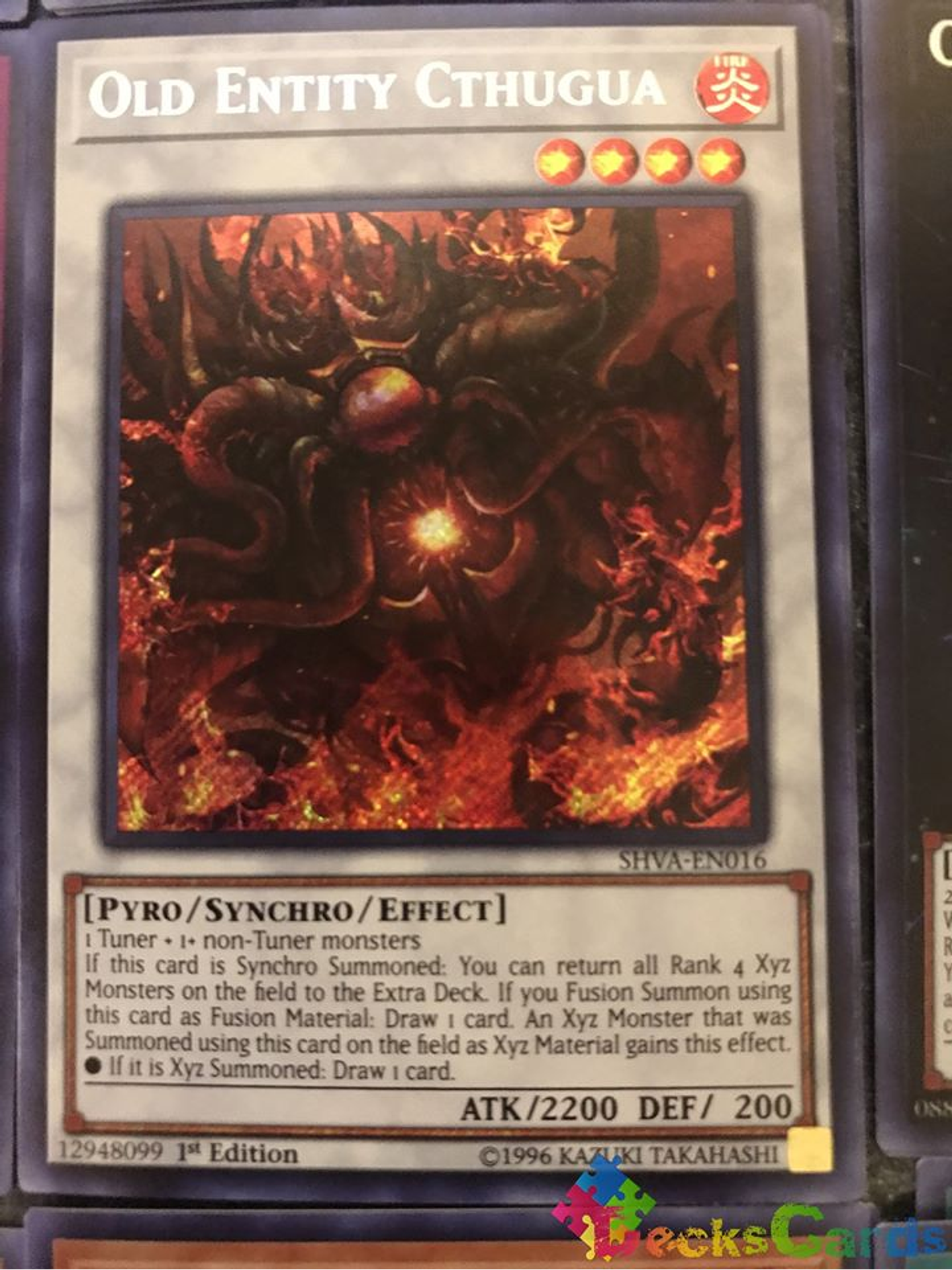 Old Entity Cthugua - SHVA-EN016 - Secret Rare 1st Edition 1