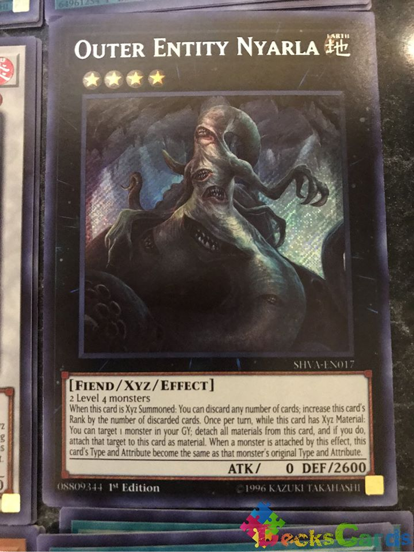 Outer Entity Nyarla - SHVA-EN017 - Secret Rare 1st Edition 1