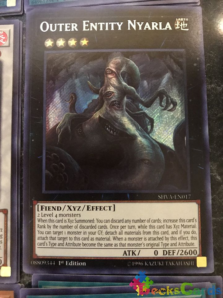 Outer Entity Nyarla - SHVA-EN017 - Secret Rare 1st Edition 1
