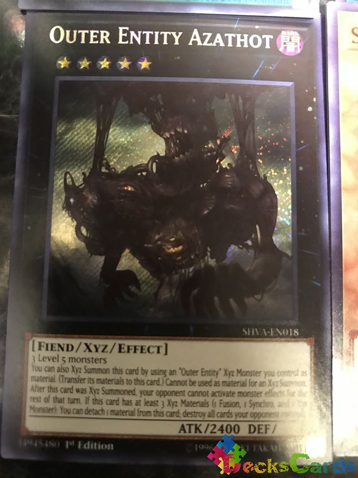 Outer Entity Azathot - SHVA-EN018 - Secret Rare 1st Edition 1