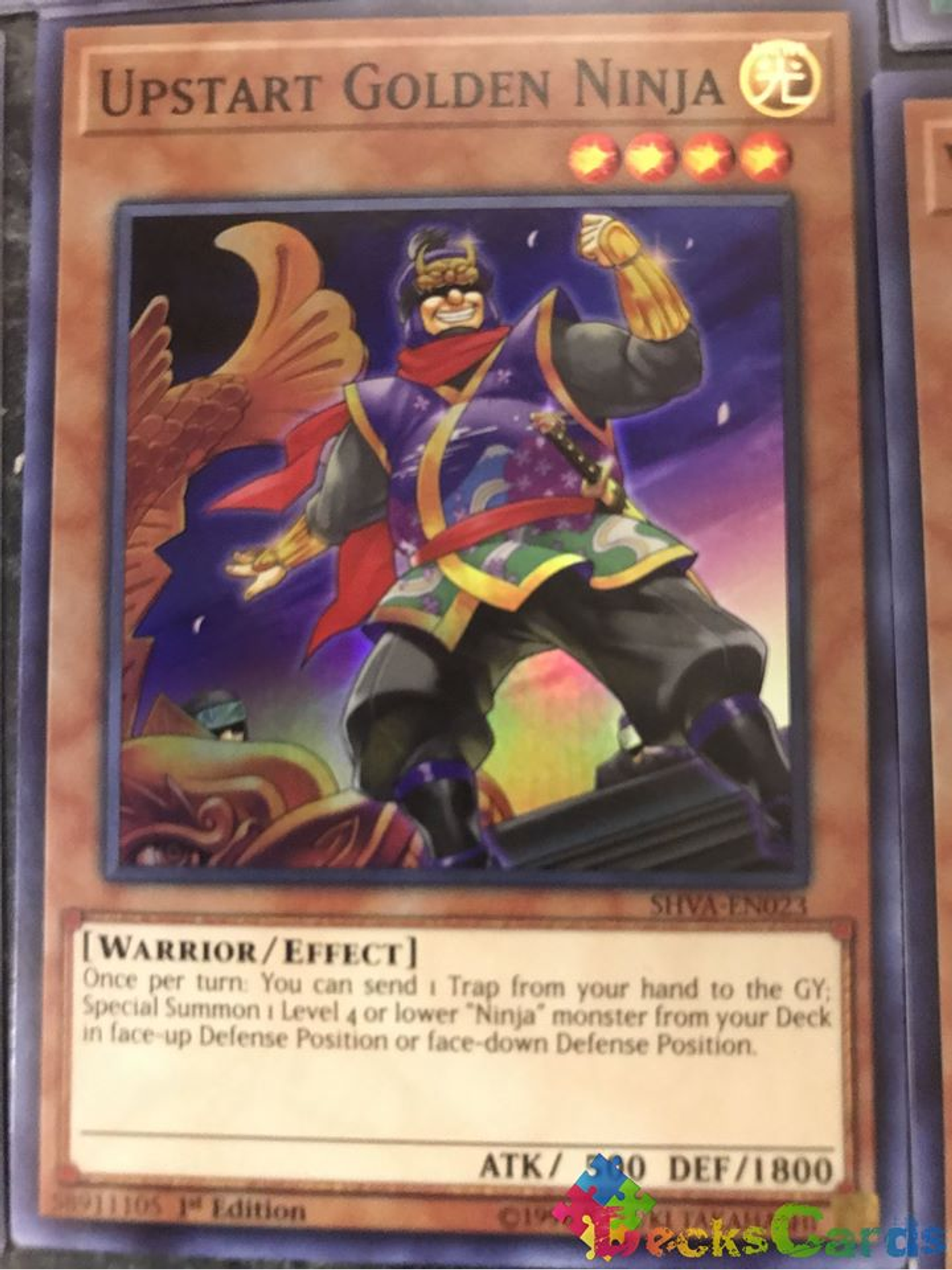 Upstart Golden Ninja - SHVA-EN023 - Super Rare 1st Edition 1