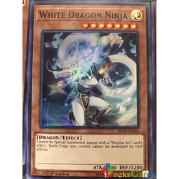 White Dragon Ninja - SHVA-EN024 - Super Rare 1st Edition