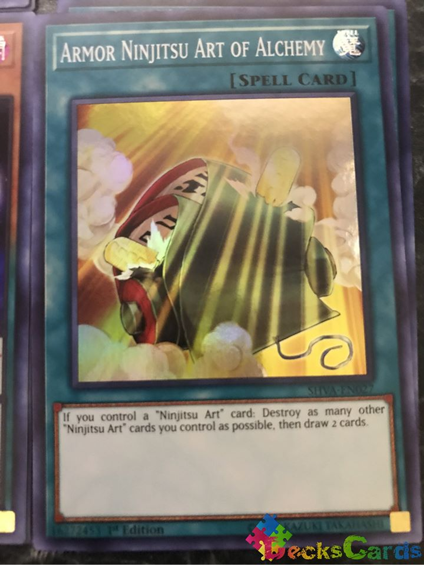 Armor Ninjitsu Art of Alchemy - SHVA-EN027 - Super Rare 1st Edition 1