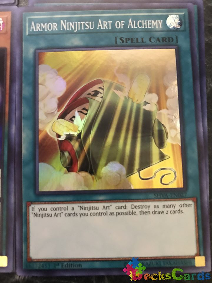 Armor Ninjitsu Art of Alchemy - SHVA-EN027 - Super Rare 1st Edition 1