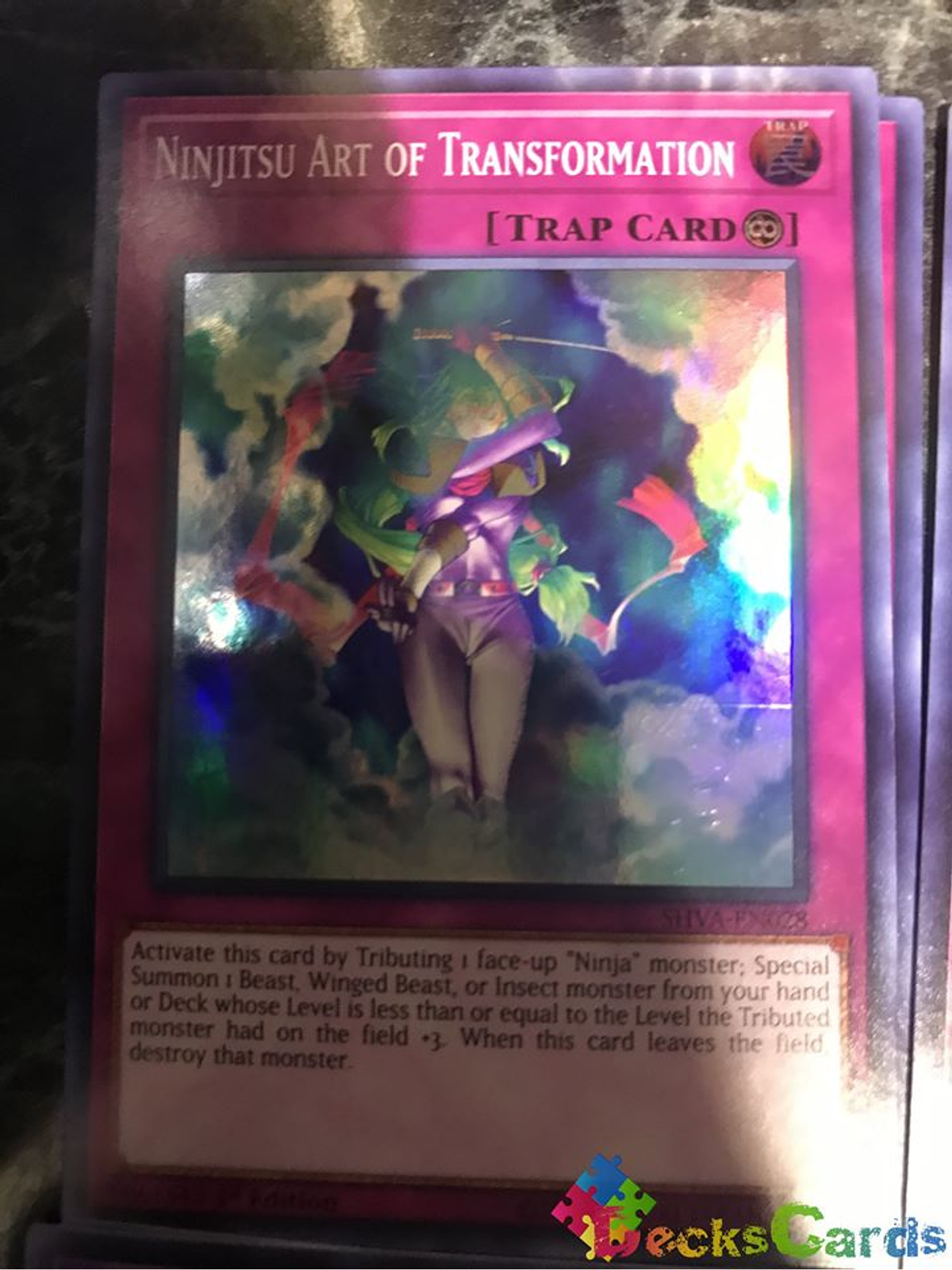 Ninjitsu Art of Transformation - SHVA-EN028 - Super Rare 1st Edition 1