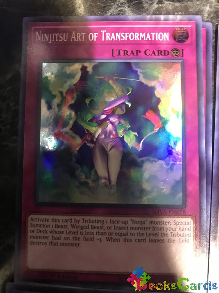 Ninjitsu Art of Transformation - SHVA-EN028 - Super Rare 1st Edition 1