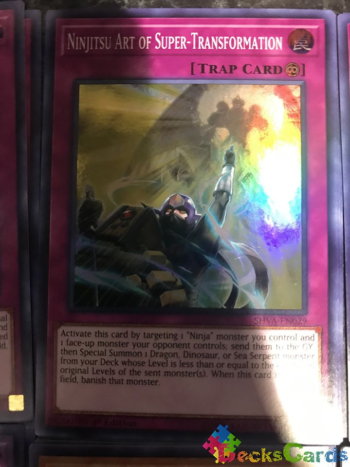 Ninjitsu Art of Super-Transformation - SHVA-EN029 - Super Rare 1st Edition 1