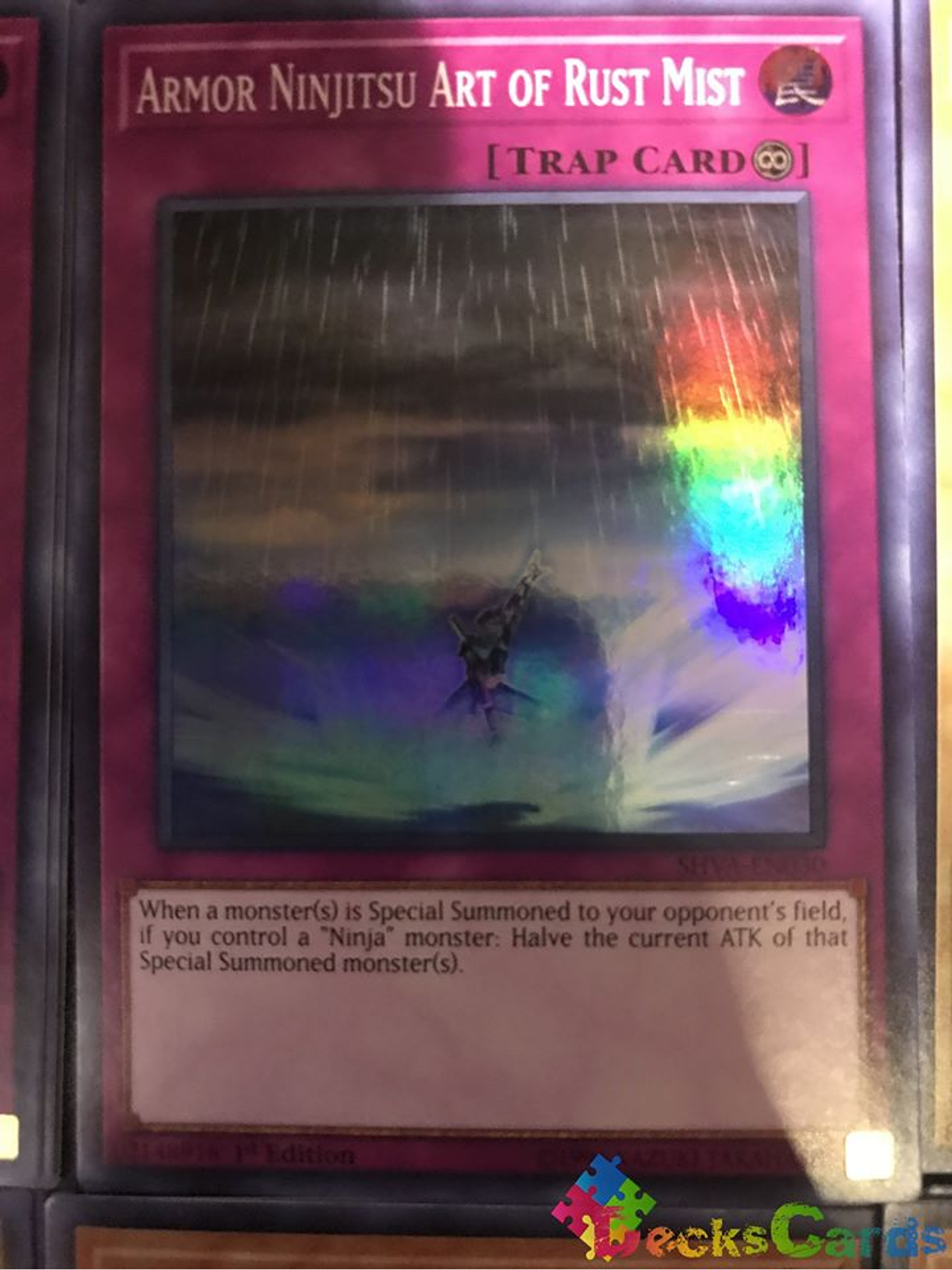 Armor Ninjitsu Art of Rust Mist - SHVA-EN030 - Super Rare 1st Edition 1