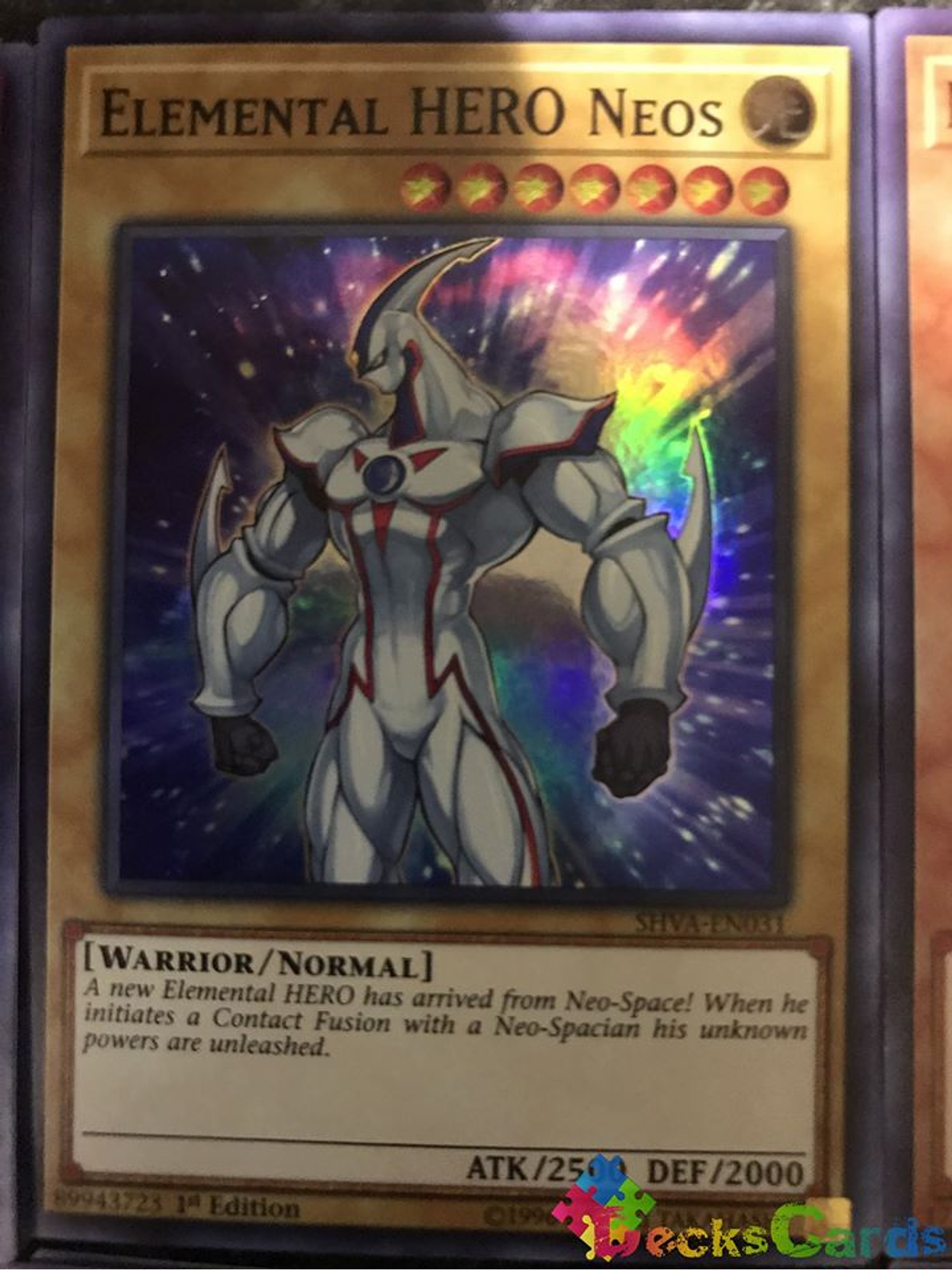 Elemental HERO Neos - SHVA-EN031 - Super Rare 1st Edition 1