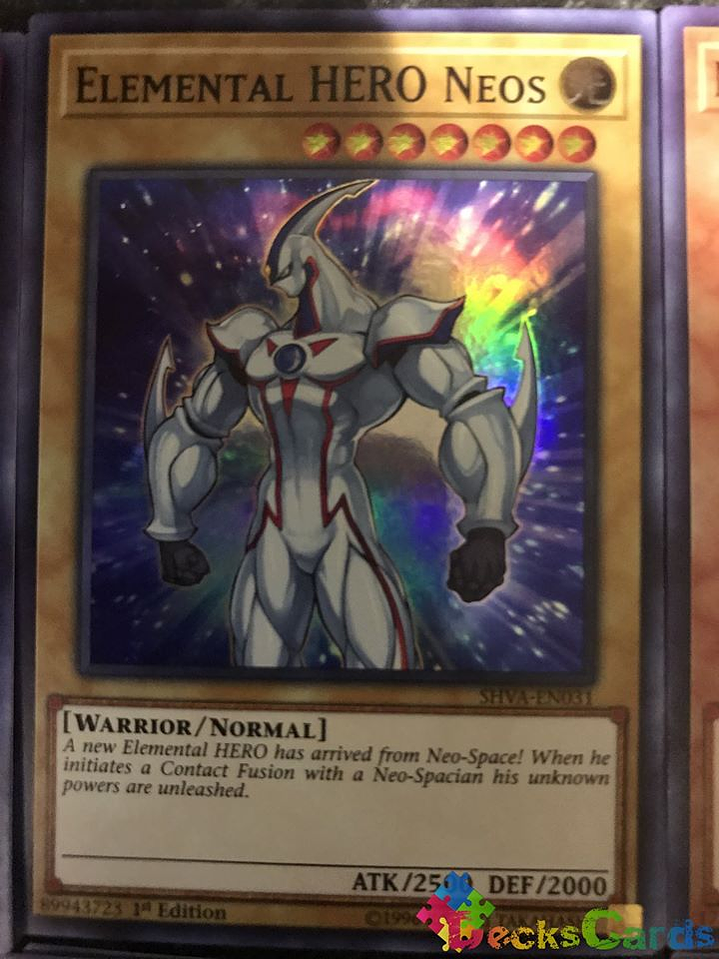 Elemental HERO Neos - SHVA-EN031 - Super Rare 1st Edition 1